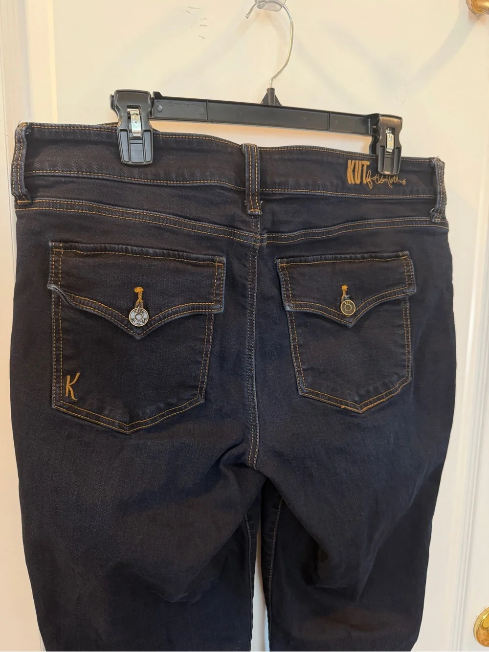 Kut from the Kloth Womens Size 14 Nicole Bootcut Dark Wash Jeans Inseam 33